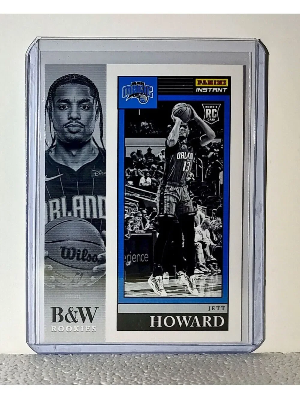 Jett Howard 2023-24 Panini NBA #28 Black and White Rookies Card 1/326